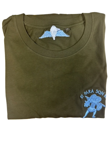 51 Para Squadron, T-Shirt, Green , Emblem + Rear Wings